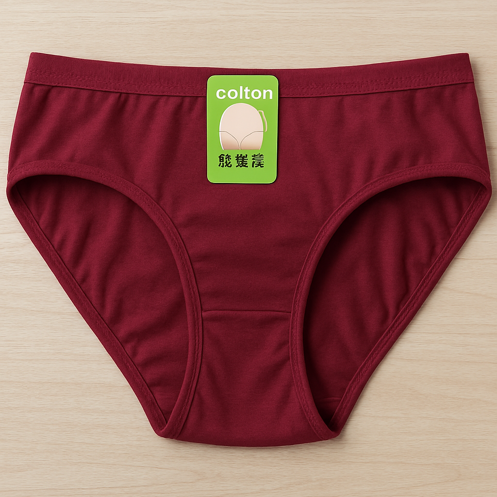 Jersey Plain Panty for Women ? Soft, Lightweight & Comfortable Everyday Underwear, Breathable Jersey Fabric in Maroon - Image 4