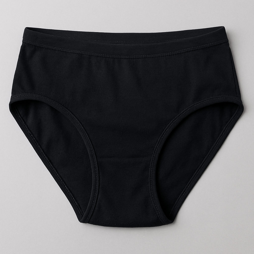 Malai Soft Fabric Underwear for Women ? High Quality, Comfortable & Lightweight Everyday Panty in Black, Sizes S, M, L - Image 3