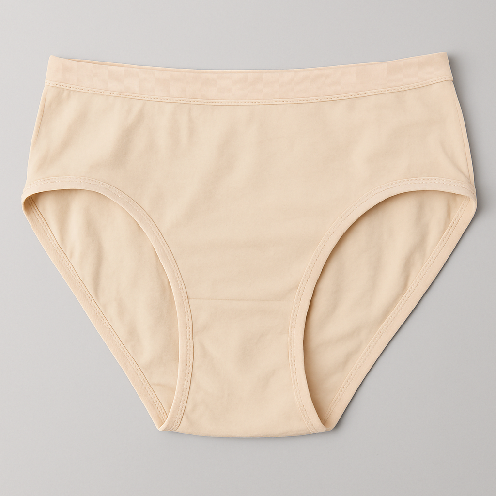 Malai Soft Fabric Underwear for Women ? High Quality, Comfortable & Lightweight Everyday Panty in Skin Color, Sizes S, M, L - Image 3