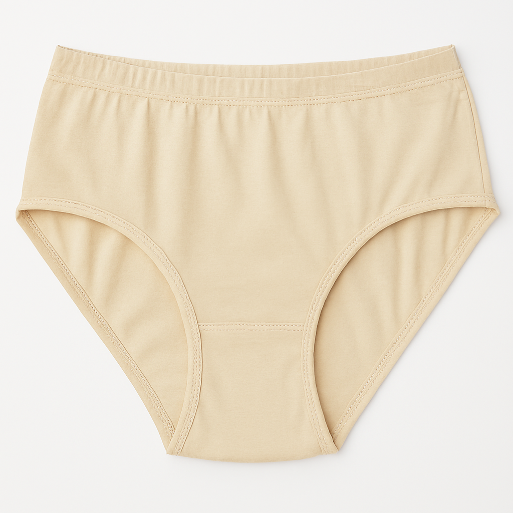 Malai Soft Fabric Underwear for Women ? High Quality, Comfortable & Lightweight Everyday Panty in Skin Color, Sizes S, M, L - Image 2