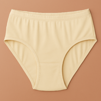Malai Soft Fabric Underwear for Women ? High Quality, Comfortable & Lightweight Everyday Panty in Skin Color, Sizes S, M, L