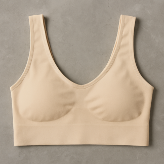 Ladies Air Bra ? Soft Jersey Fabric, Plain Non-Padded Design, Comfortable & Lightweight Everyday Wear Lingerie in Skin Color ( Stretchable Size )