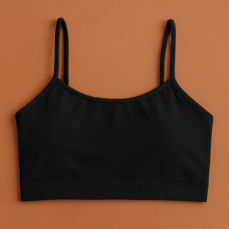 Teenagers? Malai Non-Padded Bra ? Soft, Lightweight & Comfortable Everyday Wear Lingerie, Plain Design in Black, Sizes 28, 30, 32