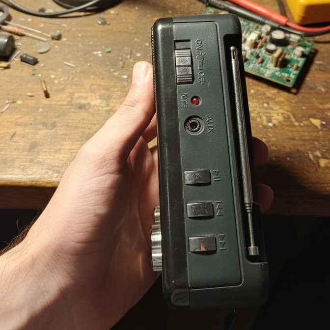 YUEGAN YG-518URT 3-Band Portable Radio with USB/TF MP3 Player, Aux Input, Flashlight & Rechargeable Battery ? AM/FM/SW - Image 3