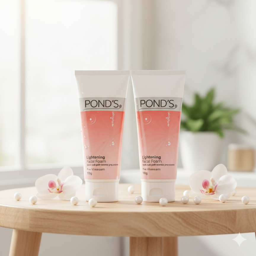 Pond?s White Beauty Face Wash ? 150g Brightening Daily Cleanser for Radiant Skin | Gentle Liquid Formula - Image 2