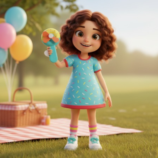 Handheld Donald Shape Toy Fan for Kids ? Cute Cartoon Design, Safe Soft Blades, Portable Mini Fan for Summer Play & Cooling (Random Color)