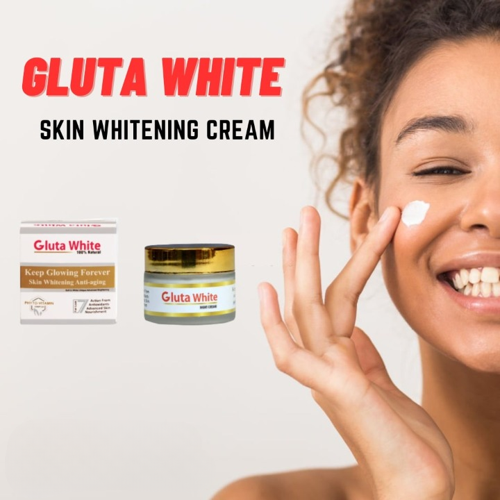 Gluta White Extreme Stronger Light Up And Anti-Aging Day & Night Cream | 50gram - Image 2
