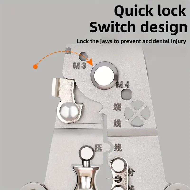 Foldable 8-in-1 Wire Stripping & Cutting Multi-Tool - Image 4