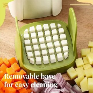 Multi-Function Handheld Chopper ? Dicing, Slitting & Slicing Tool for Quick Food Prep