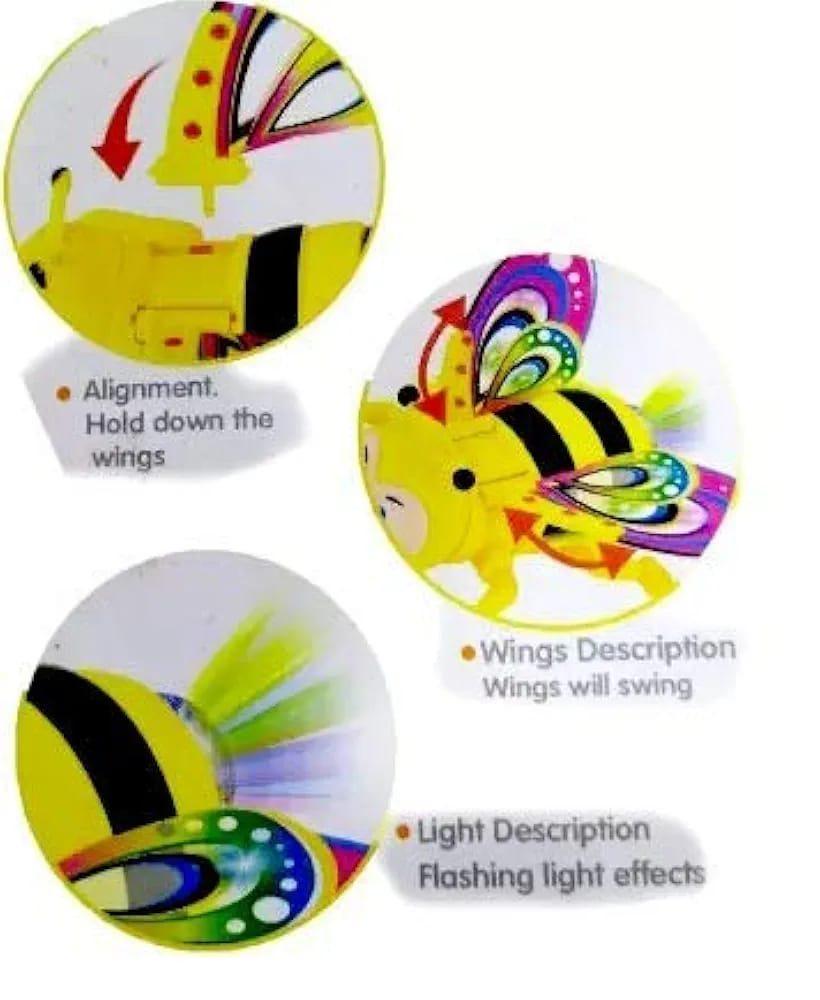 Battery Operated Light Sound Musical Crawling Bee Toy for Toddler Kids Boys Girls - Image 5