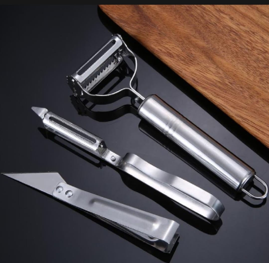 1 Set Stainless Steel Peeler & Slicer ? Multi-Function Vegetable & Fruit Grater Tool