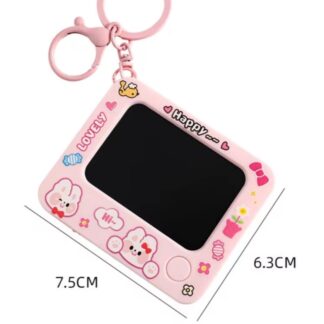 Creative Mini Graffiti Board Keychain ? Cute Cartoon Bag Pendant & Reusable Drawing Tablet for Students, Kids & Artists (Random Color)