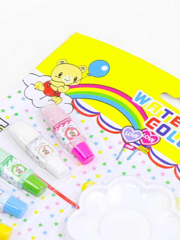 Water Color Painting Set with Brushes and Palette ? Vibrant Watercolor Paints, High-Quality Brushes, and Mixing Palette for Artists, Students, and Hobbyists