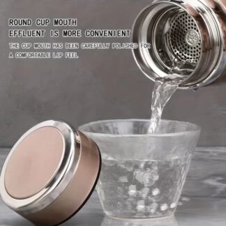 1000ml Large Capacity Stainless Steel Thermos Bottle ? Hot & Cold Vacuum Flask Water Bottle (Random color)