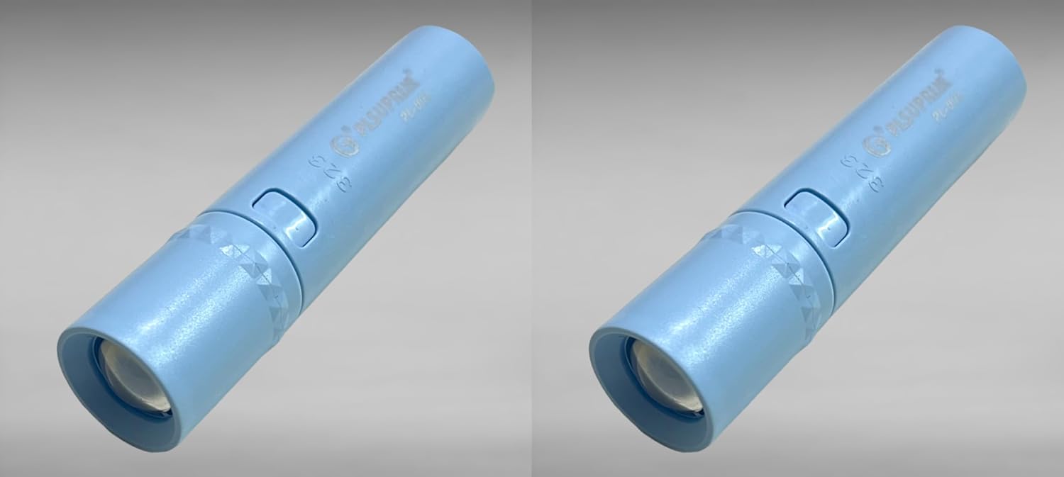 Pl 003 Long Range LED Rechargeable Torch Light ? 1000 Lumens, 3 Modes, 500m Beam Distance, 1400mAh Battery with USB Cable, Durable Outdoor Flashlight