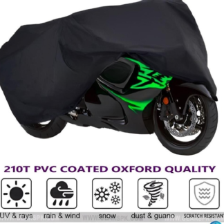 Bike Top Cover ? Water & Scratch Proof Parachute ? Fits CD70CC and 125CC Bikes (Random color)