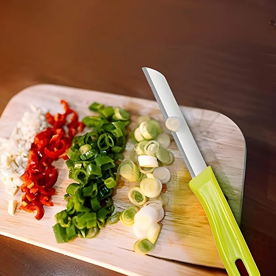 4-Piece Kitchen Cooking Utensils Set ? Grater, Magic Peeler, Knife & Bottle Opener Combo for Fruits & Vegetables