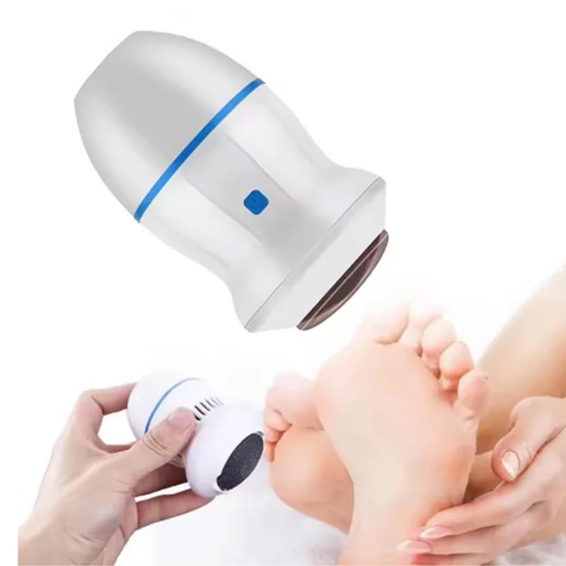 Back Callus Remover with Built-In Vacuum ? Electric Foot Grinder for Dead Skin, Cracked Heels & Calluses, Rechargeable Pedicure Tool with Gentle & Powerful Exfoliation - Image 5
