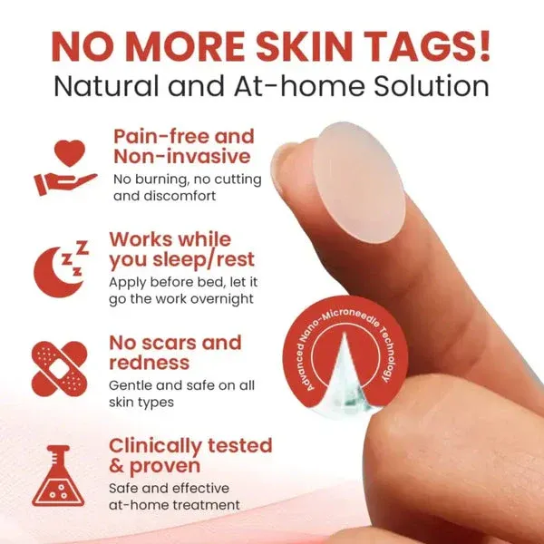 DermaSmooth Skin Tag Remover Patch ? Fast, Safe, And Painless Skin Tag And Mole Removal Solution With No Scarring Or Pigmentation - Image 3