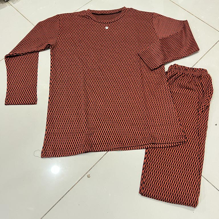 Check Pattern Loungewear Set For Women Stylish Design Smooth Comfort Easy Wear - Image 3