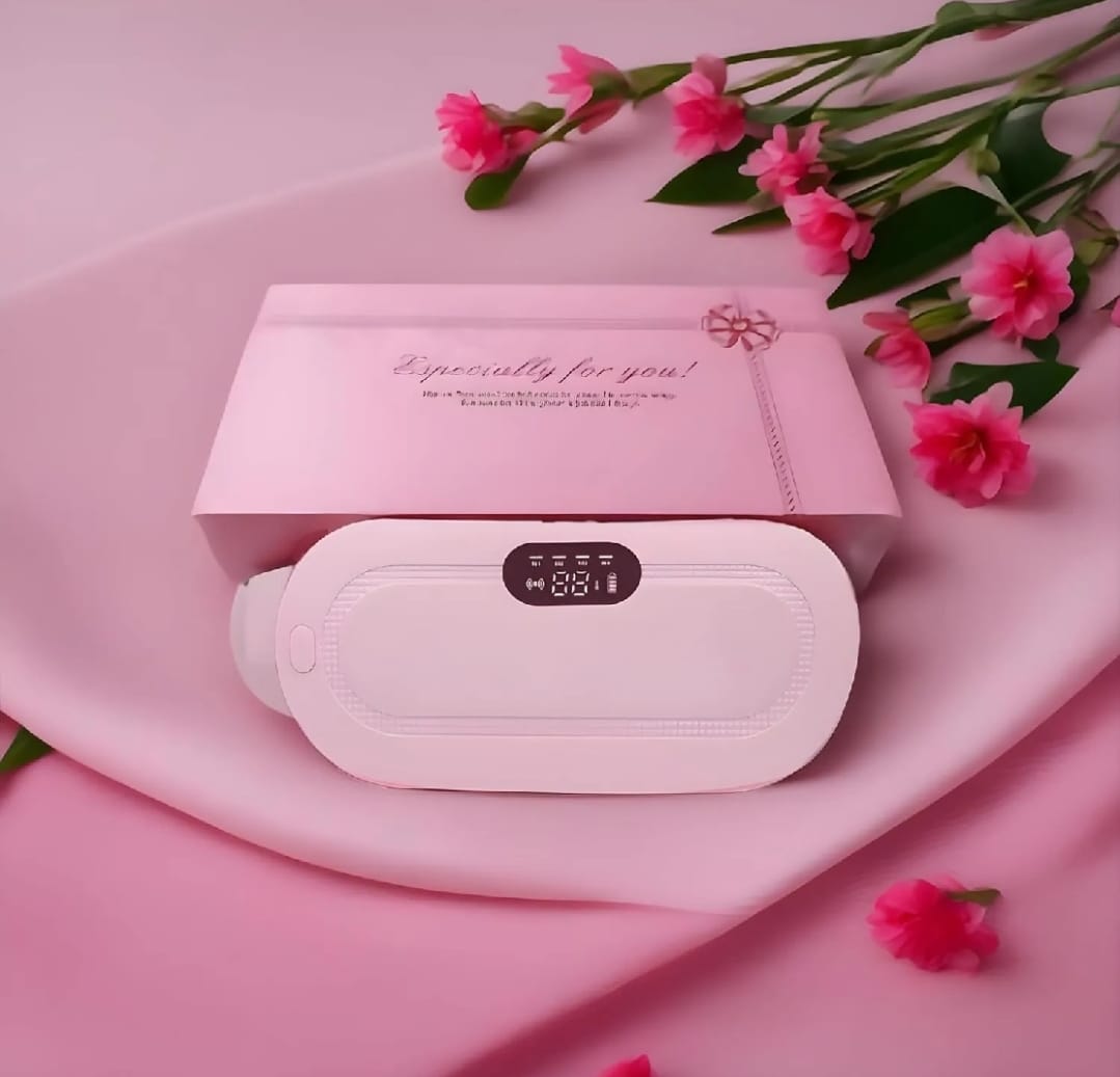 Portable Cordless Heating Pad, Electric Waist Belt Device, Fast Heating Pad with 3 Heat Levels and 3 Massage Modes, Back or Belly Heating Pad for Women, Menstrual Heating Pad, Heating Had for Period Cramps | Cramp Relief Belt - Image 3