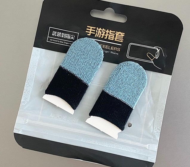 Gaming Finger Sleeves ? 2 Pcs Pack Sweat-Proof Breathable Thumb Sleeves for Mobile Gaming - Image 4