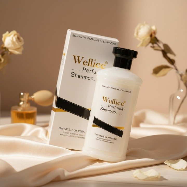 Wellice Romantic Perfume Shampoo ? Luxurious Fragrance & Soft Shine (400ml - Image 2