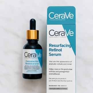 Cerave Resurfacing Retinol Serum 30ml ? Gentle Face Serum For Smoother Skin Texture, Reduces Post Acne Marks, And Restores Healthy Radiant Complexion