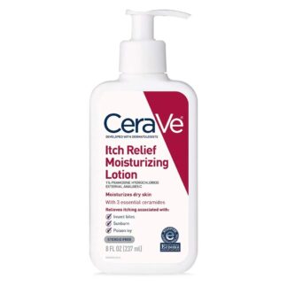 CeraVe Itch Relief Moisturizing Lotion ? 1% Pramoxine Hydrochloride, Relieves Itching & Hydrates Dry Skin, 237ml