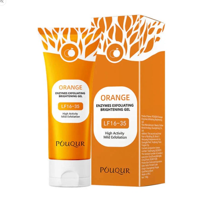 Orange Enzyme Exfoliating Gel | Brightening, Nourishing & Citrus Skincare For Radiant, Glowing, Healthy Skin - Image 4