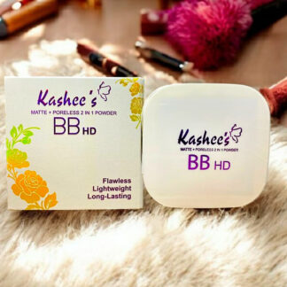 Kashees 2 In 1 Flawless BB HD Face Powder ? Dual Action Brightening And Smoothing Powder For Perfect Coverage And Long-Lasting Matte Finish