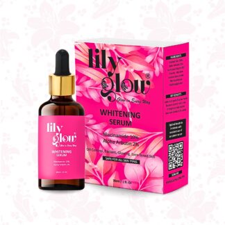Lily Glow Whitening Serum for Face, Hands & Feet ? Glutathione, Brightening Formula | For Men, Women, Oily & Dry Skin 30ml