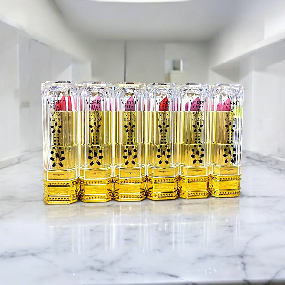 Matte Velvet Lipstick Set Of 6 ? Richly Pigmented Multicolor Shades With Soft, Creamy Texture And Long-Lasting Wear For Elegant And Bold Lips - Image 2