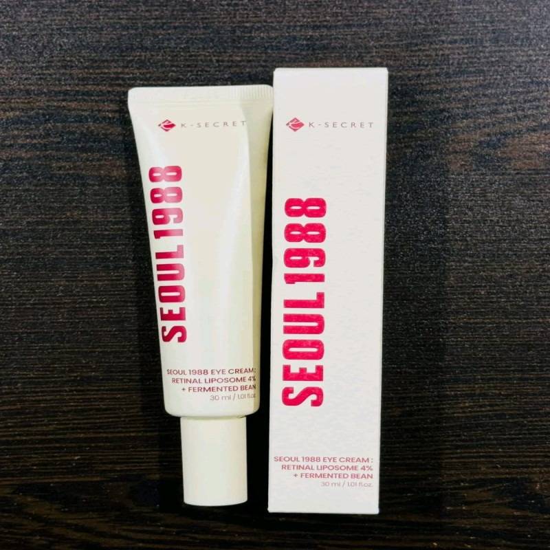 K Secret Seoul 1988 Eye Cream Providing Gentle Care Wrinkle Reduction Brightening Effect Hydrating Formula - 20g