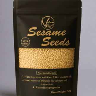 Pure Sesame Seeds ? Nutrient-Rich Superfood for Cooking, Baking & Wellness (250g)