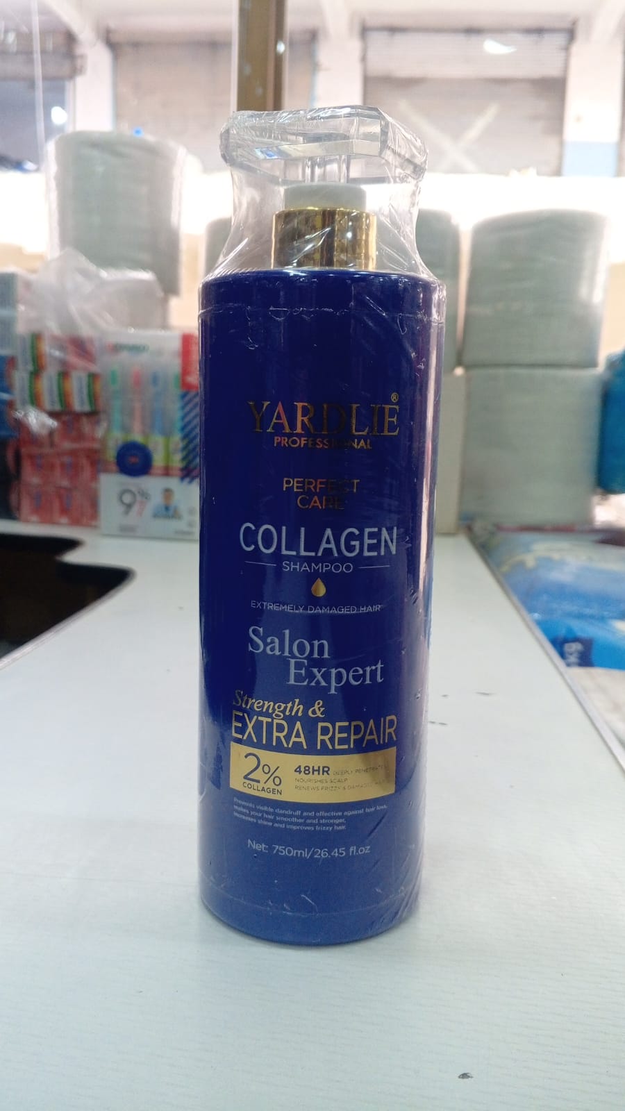 Yardlie Collagen Shampoo | Professional Perfect Care | 750 ml | For Extremely Damaged Hair - Image 5