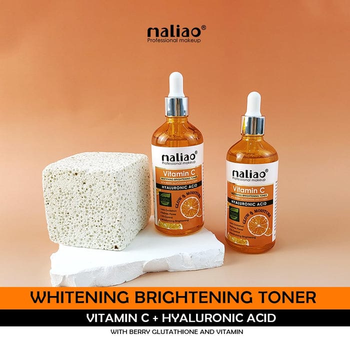 Maliao Vitamin C Whitening Brightening Toner with Berry Glutathione & Hyaluronic Acid ? Anti-Oxidation, Pore Refining, All Skin Types, 30ml - Image 4