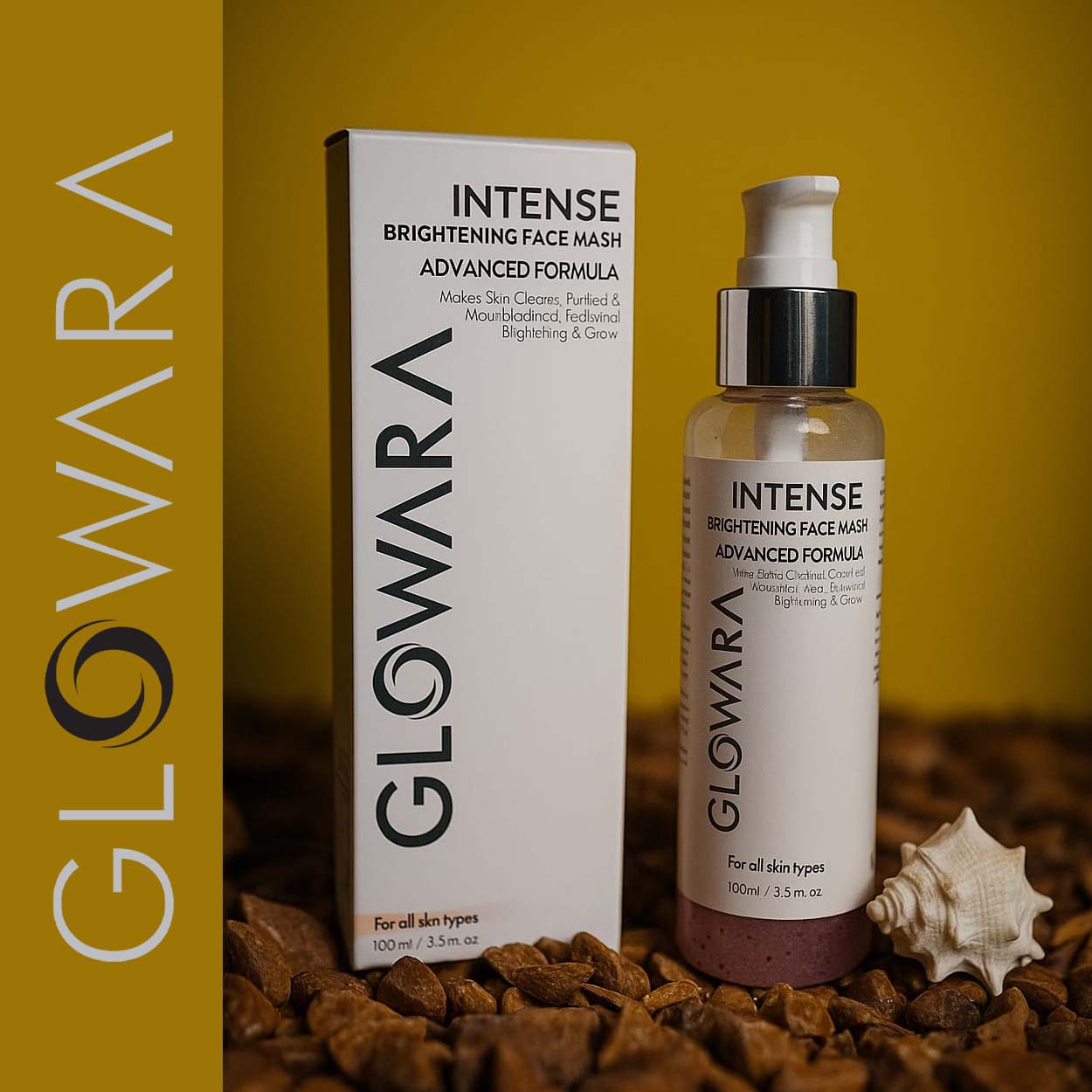 Glowara Intense Brightening Face Wash ? Deep Cleanse for Radiant, Smooth & Blemish-Free Skin with Moisturizing and Anti-Aging Benefits