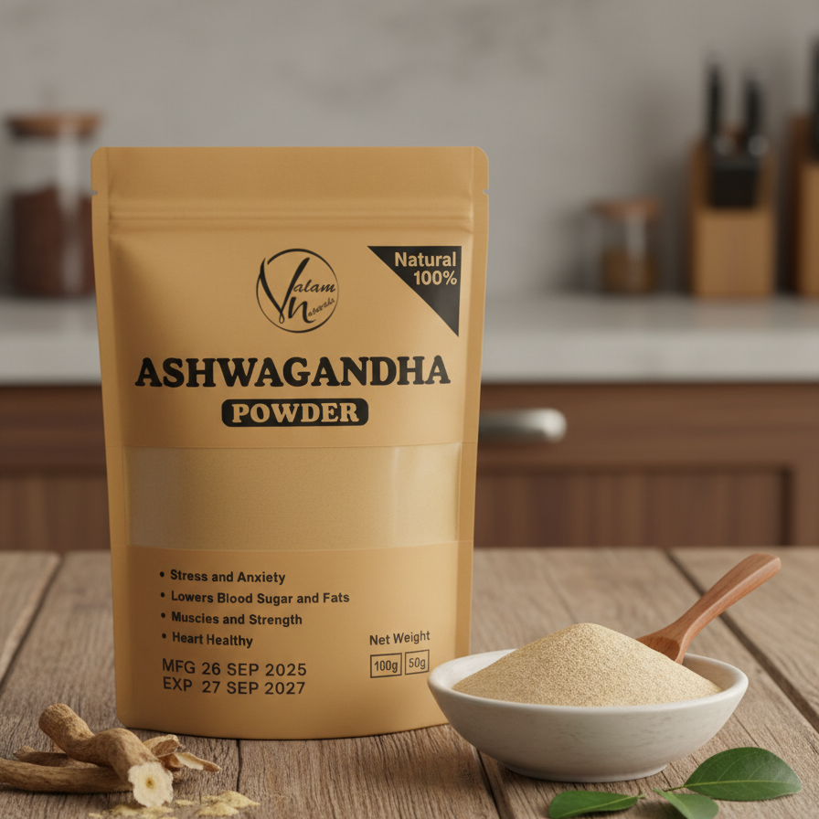 Ashwagandha Powder Pure And Natural | Herbal Supplement For Stress Relief, Energy, Immunity Boost, And Overall Wellness - Image 2