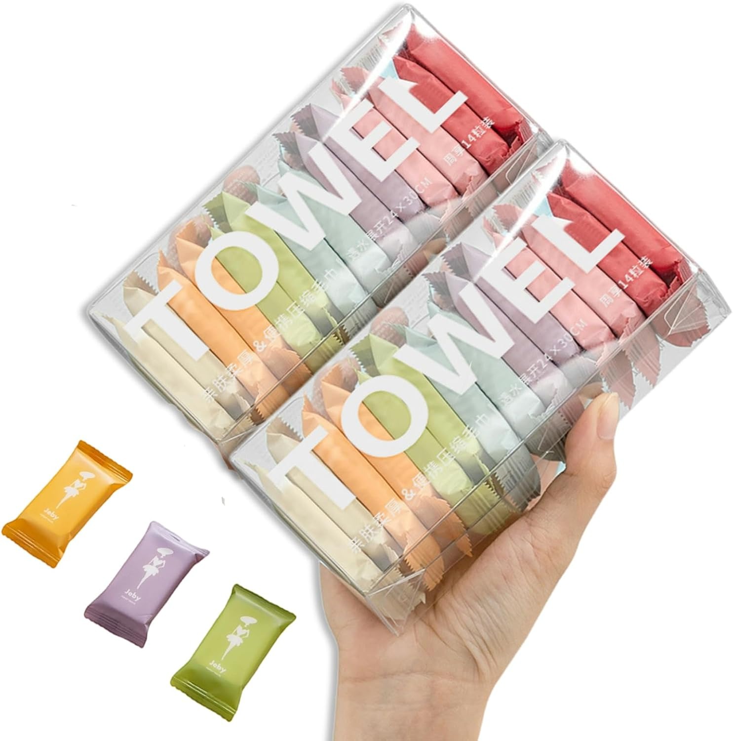 Disposable Washcloths | 14 pcs/box | Portable Travel Towels | Thickened Compressed Face & Beauty Square Towels - Image 5