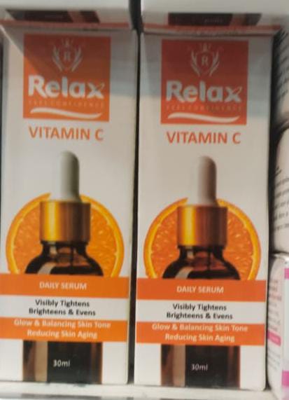 Relax Vitamin C Daily Face Serum ? Brightening, Anti-Aging & Hydrating Formula For Healthy Radiant Skin (30ml) - Image 5