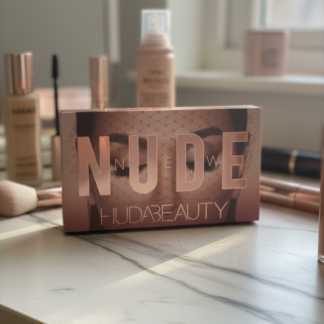 Huda Beauty The New Nude Eyeshadow Palette - 18 Pan Ultra-Pigmented Shadow Collection with Mattes