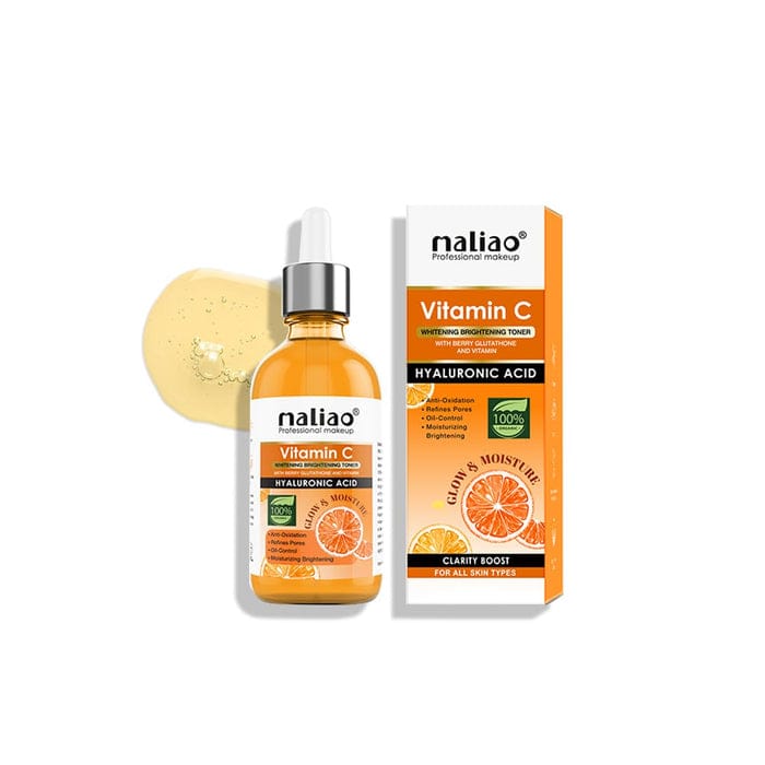 Maliao Vitamin C Whitening Brightening Toner with Berry Glutathione & Hyaluronic Acid ? Anti-Oxidation, Pore Refining, All Skin Types, 30ml - Image 5
