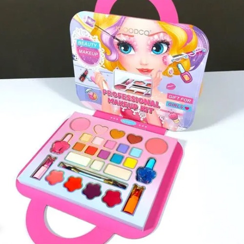 Kids Beauty Magic Makeup Set | Fashion & Beauty Cosmetic Kit for Girls | Safe & Fun Play Makeup - Image 2