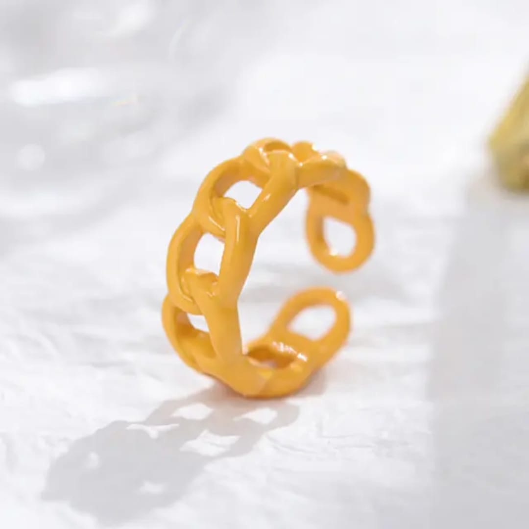 BRJ-180 Metal Funky Korean Rings ? Trendy Fashion Jewellery, Stylish Accessory for Women and Men