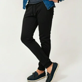 Black Trouser with Double Side Zipper Pockets | Comfortable & Stylish Casual Bottom | Premium Fabric