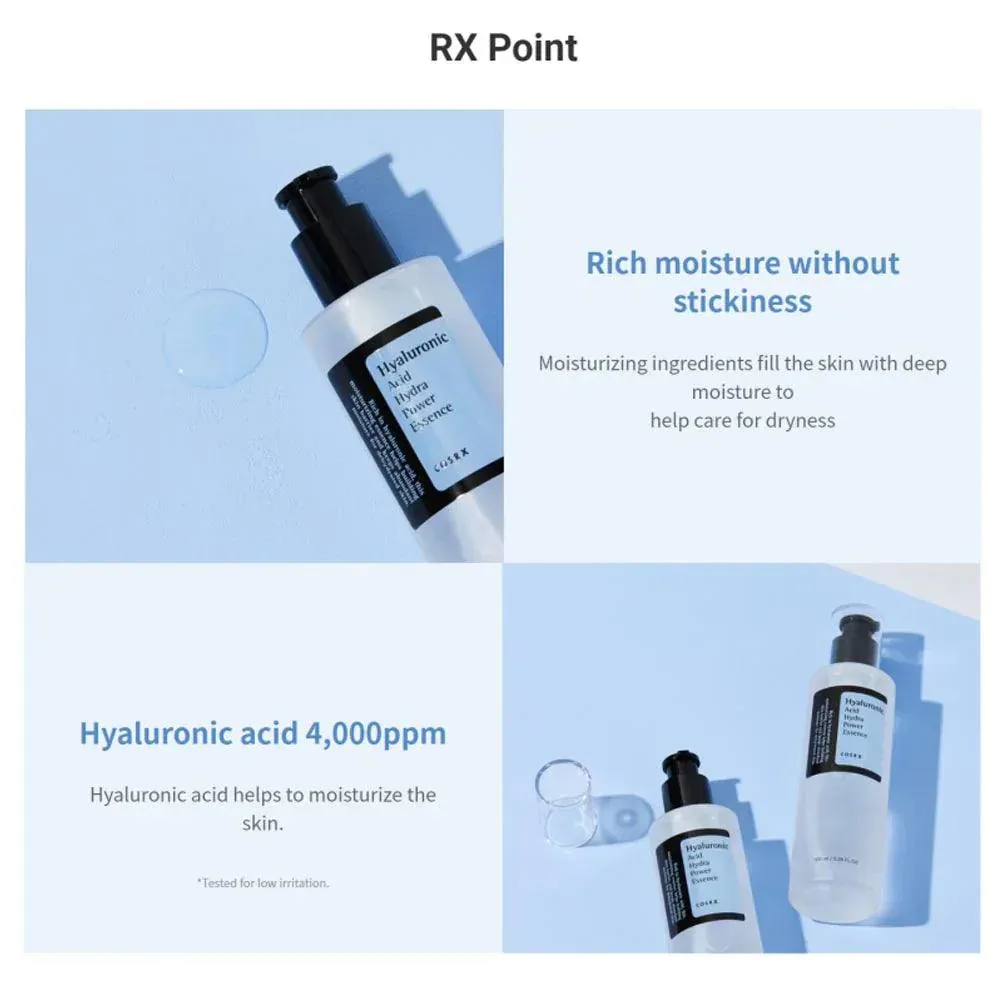 COSRX Hyaluronic Acid Hydra Power Essence | Deep Hydration & Skin Elasticity Booster ? Imported Korean Skincare - Image 3