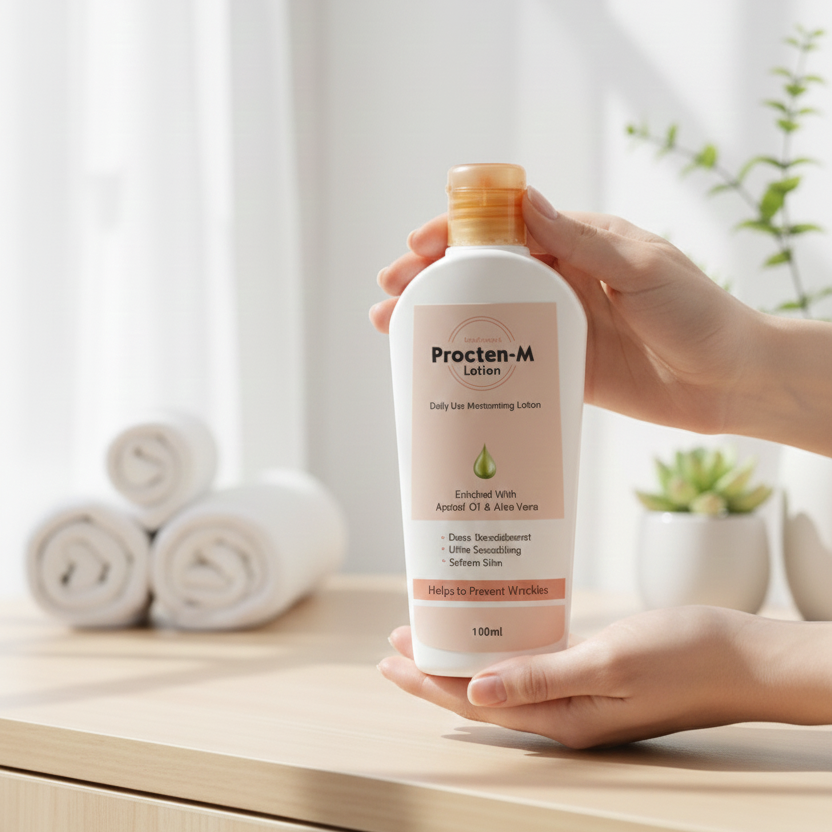 Procten M Lotion Gentle Formula Smooth Application Nourishes Skin Provides Comfort Hydrates Effectively And Supports Daily Skincare Needs - 100ml - Image 2