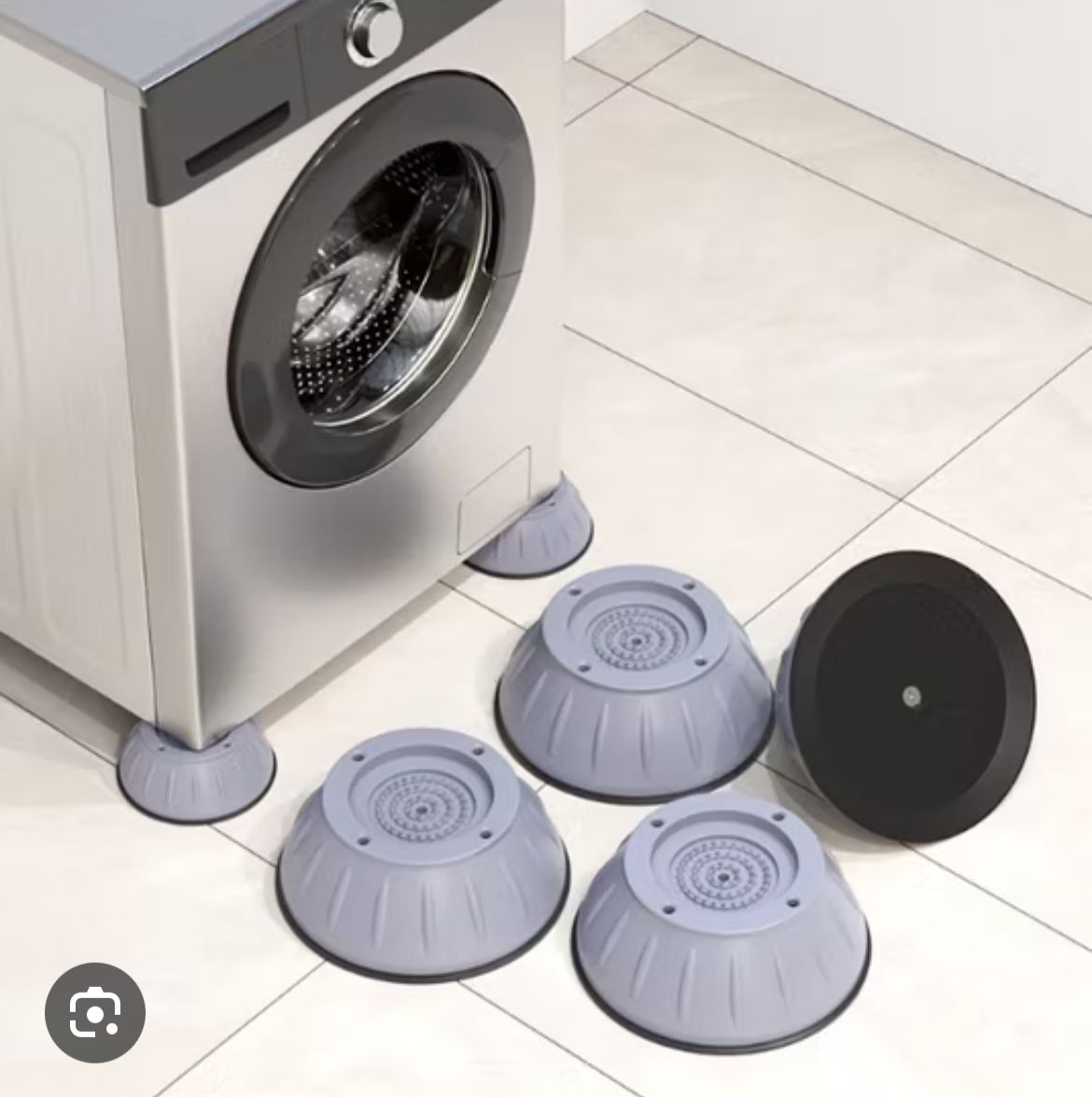 4Pcs Universal Anti?Vibration Feet Pads | Washing Machine, Dryer, Refrigerator & Furniture Non?Slip Rubber Mat (Big Size) - Image 5