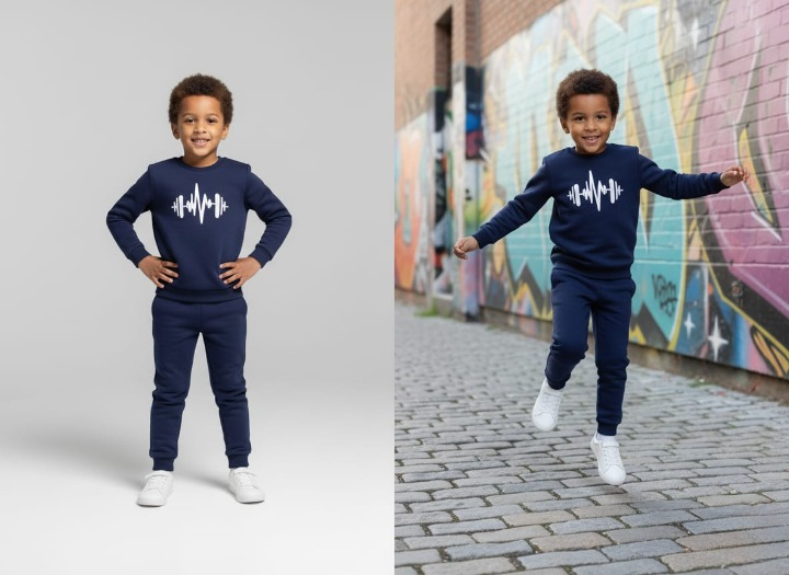 Boys Winter Casual Long Sleeve Printed Patchwork Round Neck Sweatshirt | Warm, Stylish & Comfortable Winter Wear